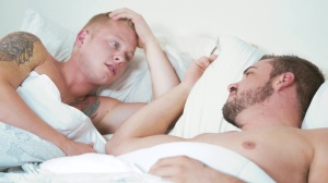 Str8 To Gay: Hunk gets a buzz out of hard slamming