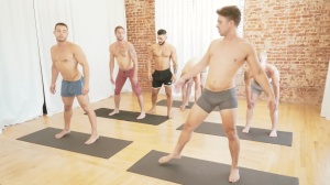 JizzOrgy: Hairy athletic jock fucking in the ass