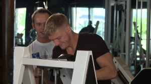 Str8toGay.com: Athletic blond haired likes hard pounding