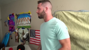 Dick Dorm - Inked Blaze Levine masturbation anal fucks