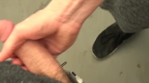 Str8 Chaser: Inked amateur masturbating outdoors