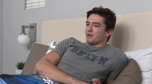 Sean Cody - Athletic Nicky in shorts hard sucks dick and fucks