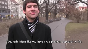 Czech Hunter - Muscle Czech gay gets down for money in public