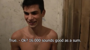 Czech Hunter: Bareback Czech guy blowjob cum indoors