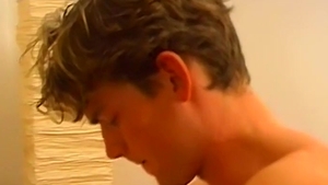 BeddableBoys.com: Trimmed european blond Adam likes spitting