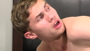 BareTwinks.com - Buddy in glasses masturbation in the bed