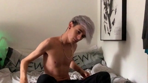 TXXXMStudios.com: Amateur Jordy Lee jerking uncut cock