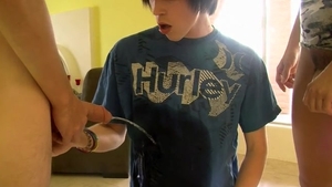 Emo twink gets A Hosedown! - Dustin, Trevor, Tyler, Rad And Ian