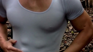 Cum Fu: Asian masturbation outdoors