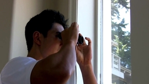 Cum Fu: Athletic asian has a taste for voyeur slamming hard