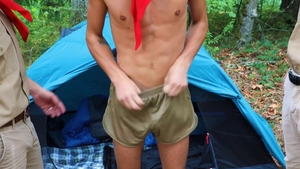 Boys At Camp - Cute scout Colton McKeon loves real sex