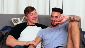 Stagcollective: Pierced Maksim Johnson jerking big dick