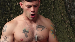 Activeduty: Big dick Jonathan Tylor anal fucks