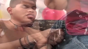 OTB Boyz: Very tasty Angel and latin Walter at the party
