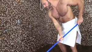 ClubBangBoys: Solo athletic Tom gay fun with toys