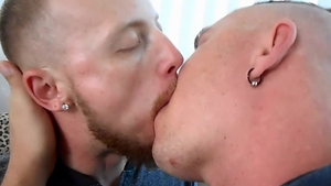 ManPuppy.com - Hawt gay wrestling on the couch