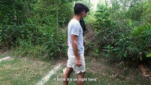 Anonimo: Jogging in the woods turns into hot gay fuck sesh