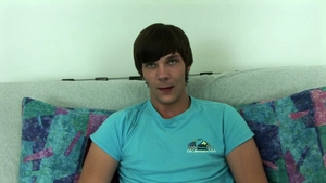Shy Bisexual Wanks Without Lube